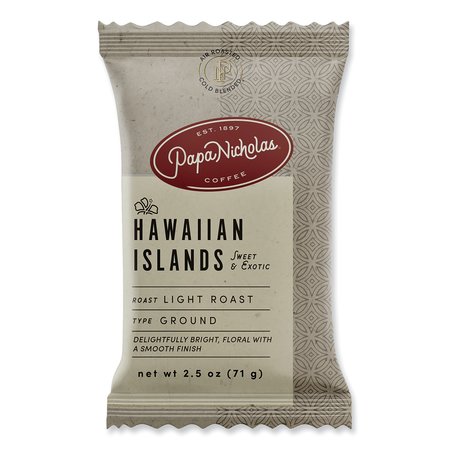 PAPANICHOLAS COFFEE Coffee, Hawaiian Island, 2.5 oz., PK18 25181